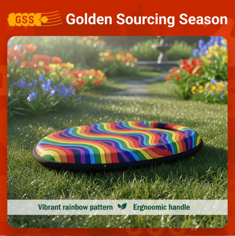 Ergonomic Garden Kneeling Pad with Bright Colors for Gardening Job