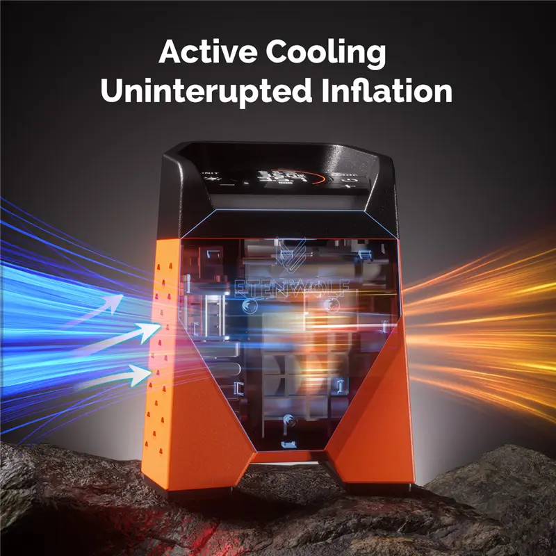 OEM ETENWOLF S3 Tire Inflator Compact, High-Performance Inflator Supplier, Factory