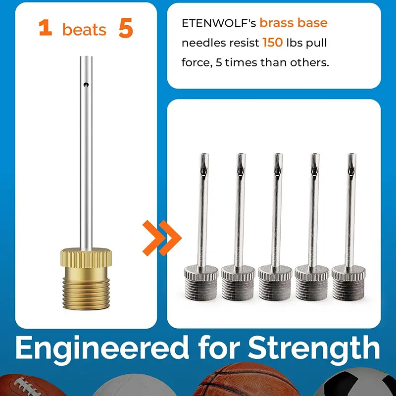 Wholesale ETENWOLF A102 – 12-Pack Premium Ball Pump Needles Manufacturer, Suppliers