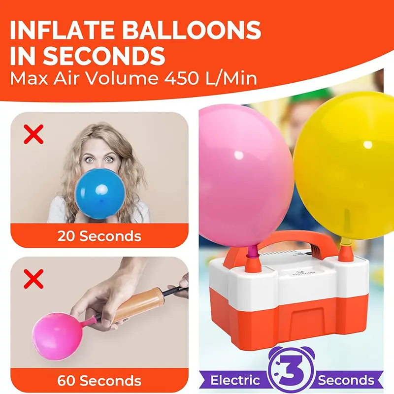 China ETENWOLF P400 Party Electric Balloon Pump Inflator Factory, Factories