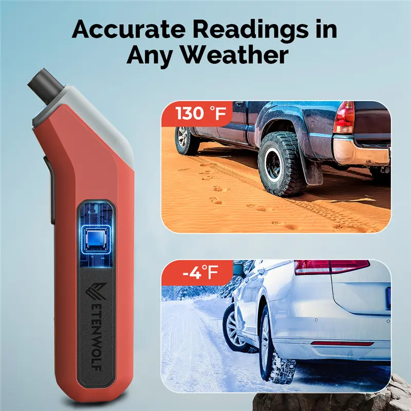High-Quality ETENWOLF T300 Digital Tire Pressure Gauge 3~200 PSI Manufacturer, Factories