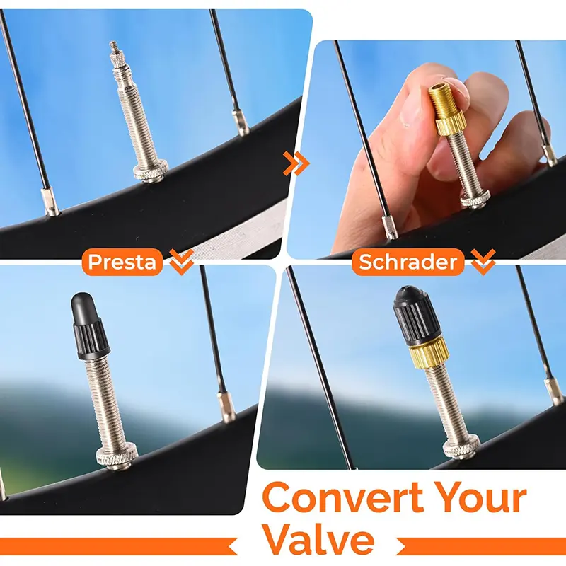 High-Quality ETENWOLF A200 – Presta to Schrader Valve Adapter Kit Manufacturer, Factories