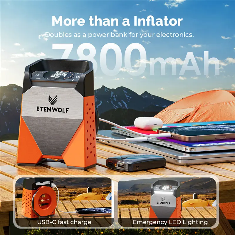 OEM ETENWOLF S3 Tire Inflator Compact, High-Performance Inflator Supplier, Factory