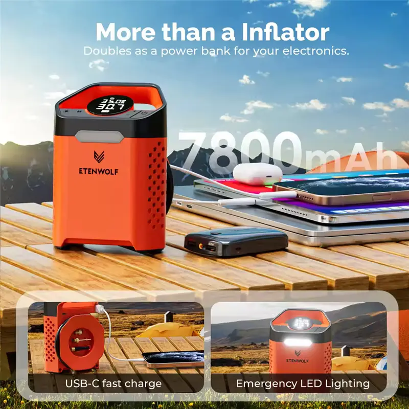 ODM ETENWOLF V3 Tire Inflator for Passenger Vehicles SUV Light Pickups Manufacturer, Manufacturers