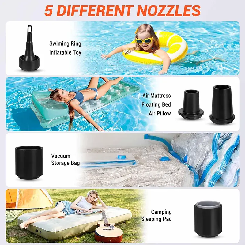 ODM ETENWOLF Air 2 Air Pump for Inflatables Air Mattress Vacuum Bag Suppliers, Factories