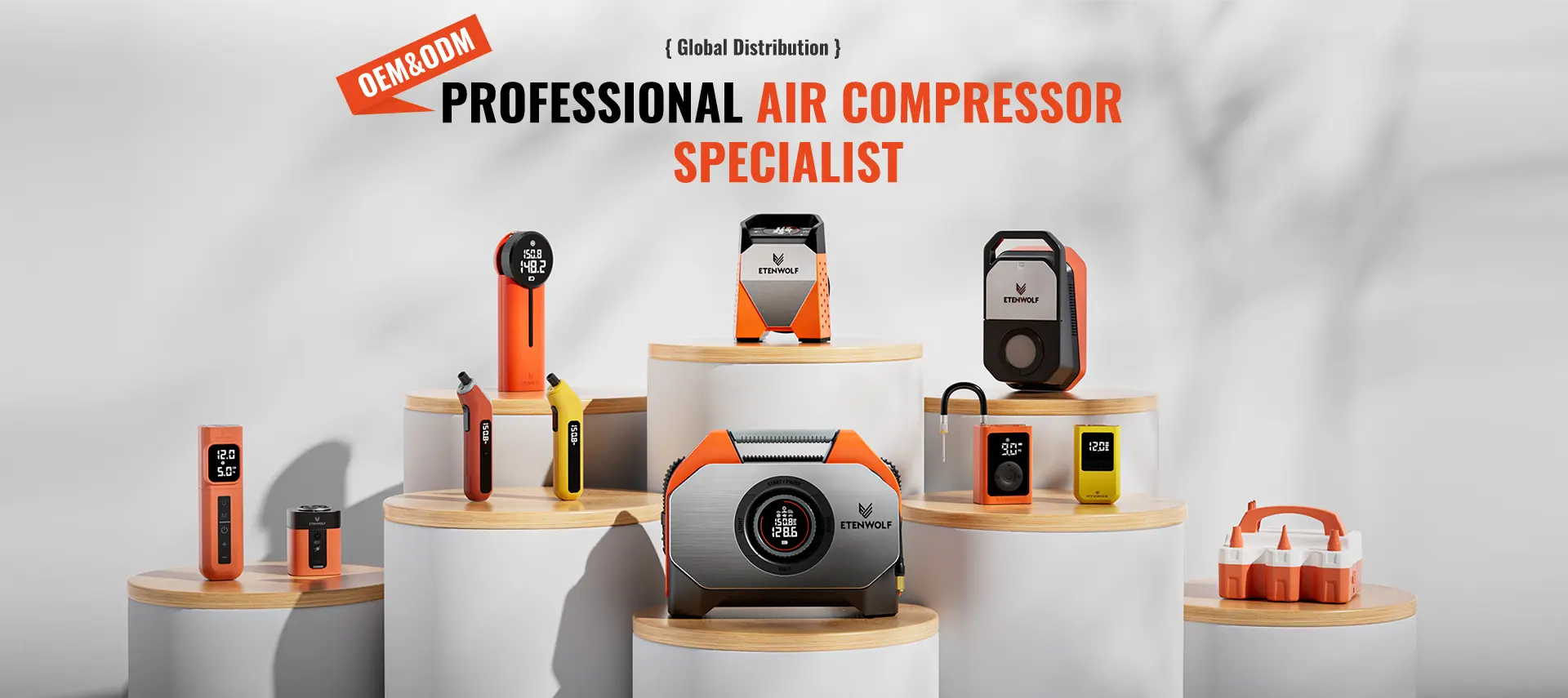 MOZEN Tire Inflator Product Showcase - Professional Automotive Air Compressor