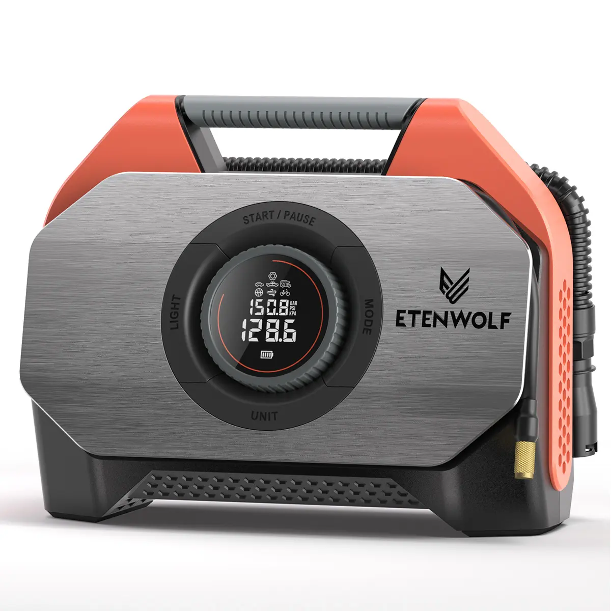 OEM ETENWOLF S6 Heavy-duty Tire Inflator Air Compressor for SUV/Car/Pickup Manufacturers, Supplier