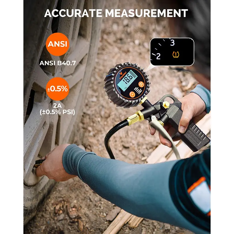 Custom ETENWOLF T500 Multi-Functional Digital Tire Pressure Gauge Manufacturer, Factories
