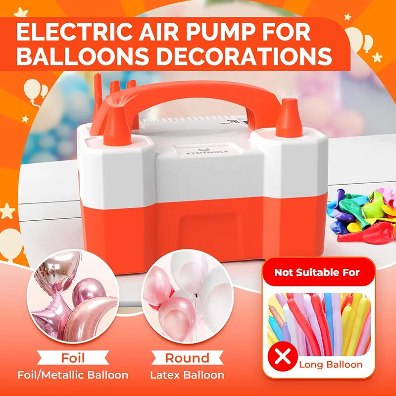 China ETENWOLF P400 Party Electric Balloon Pump Inflator Factory, Factories