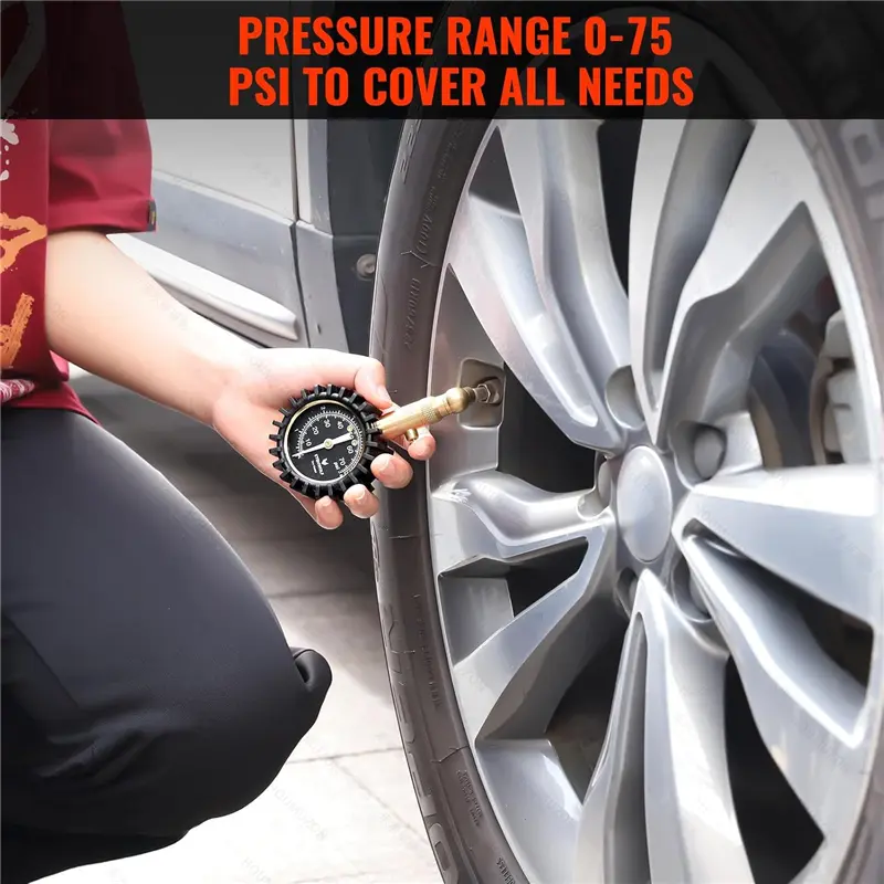 China ETENWOLF G200 Analog Tire Pressure Gauge 0-75 PSI Suppliers, Factory