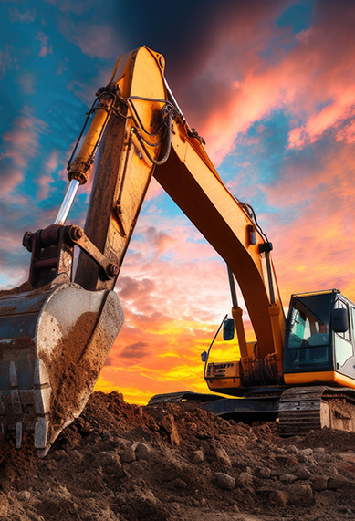 Hydraulic cylinders for construction machinery excavators