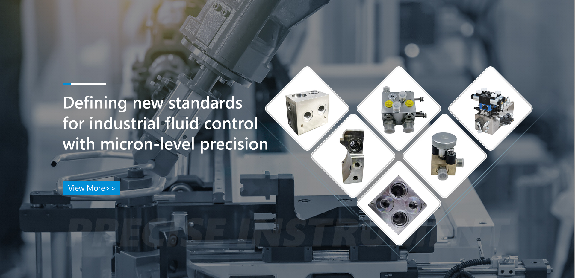 Micron-level precision hydraulic cylinders for industrial fluid control by Micro Precision Machinery