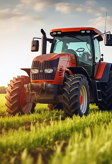 Hydraulic cylinders for agricultural machinery and combine harvesters