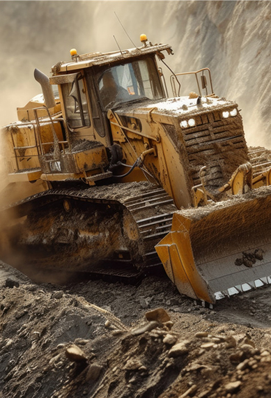 Hydraulic cylinders for backhoe loaders