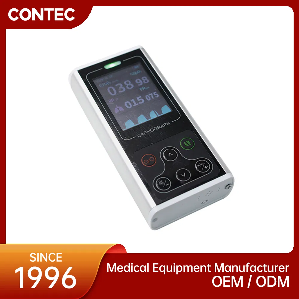 Advanced Contec Ca10s Capnograph and Pulse Oximeter Monitor