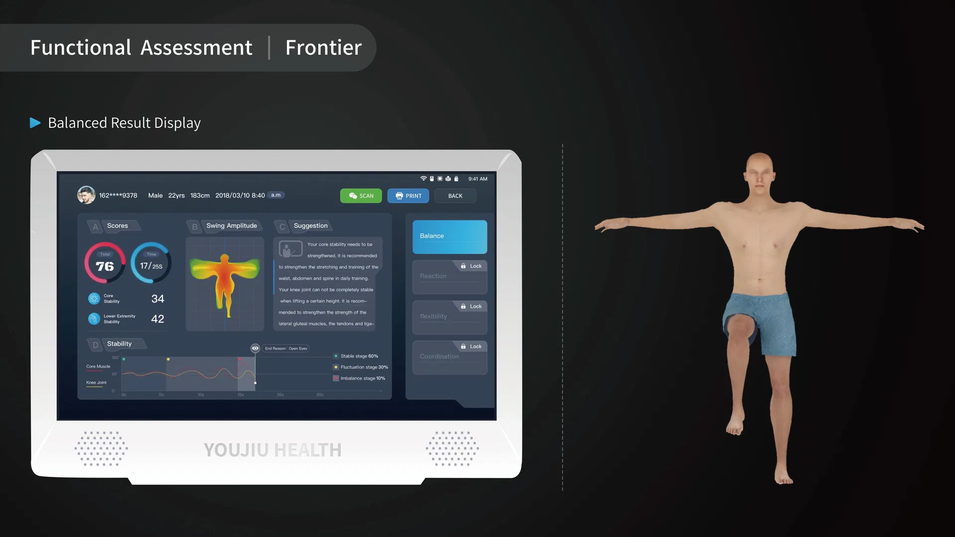 Body Composition Analyzer Display 7