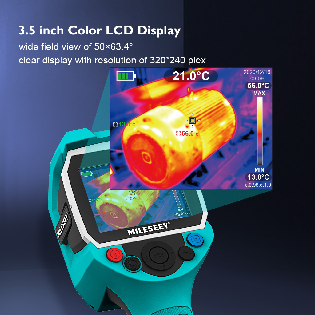 TR10 Handheld Thermal Imager Infrared Thermal Imaging Thermometer for Floor Heating Circuit Board Temperature OEM Plastic