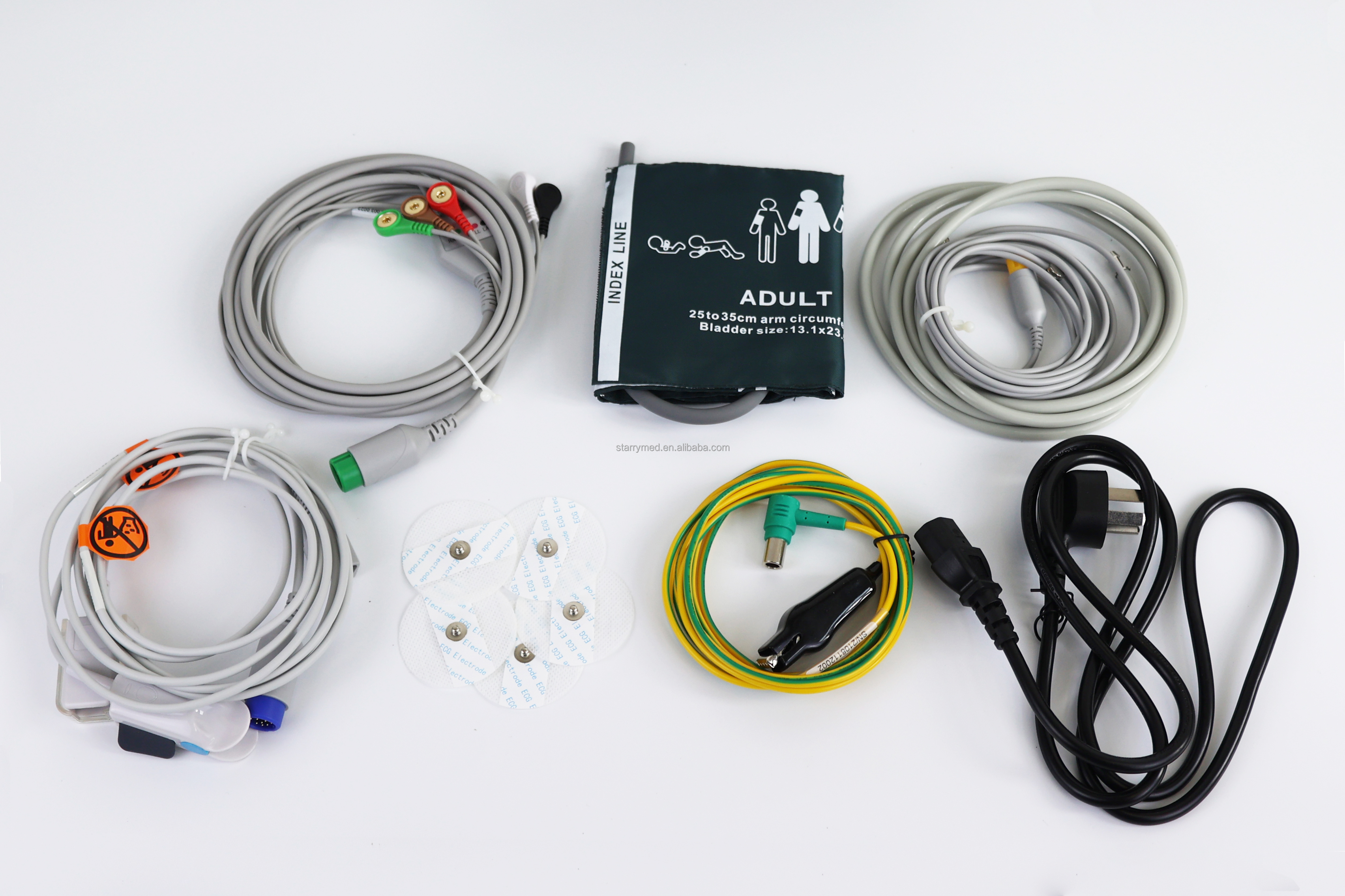 High Quality Factory Price 12.1 Inch Multi-Parameter Patient Monitor Medical Device for Hospital ETCO2 Patient Monitor