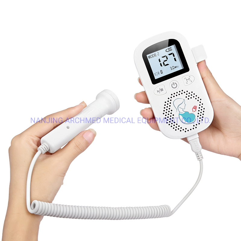 Medical Equipment Waterproof Portable Fetal Heart Doppler Infant Medical Instrument