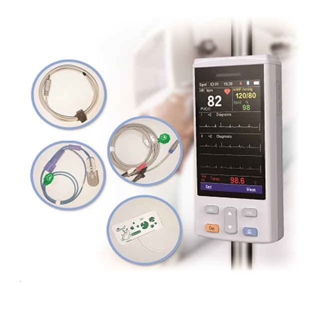 Patient Monitor Blood Pressure Multi-Parameter Veterinary Equipment 5-vital Signs Veterinary Monitor