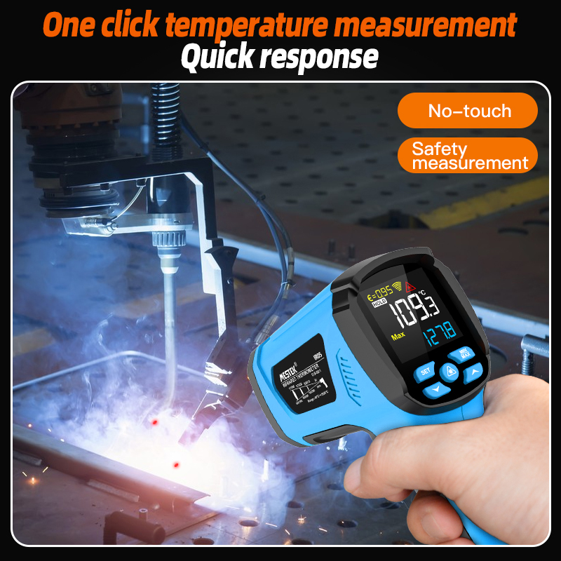 -50-1200C Pyrometer Infrared Thermometer Gun Temperature Measurement Electronic Hygrometer Digital Thermometer for Industry