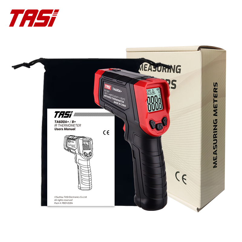 TASI TA600A+ Industrial Non-Contact Infrared Thermometer Laser Temperature IR Tool Sensor Hygrometer OEM &amp; ODM Supported