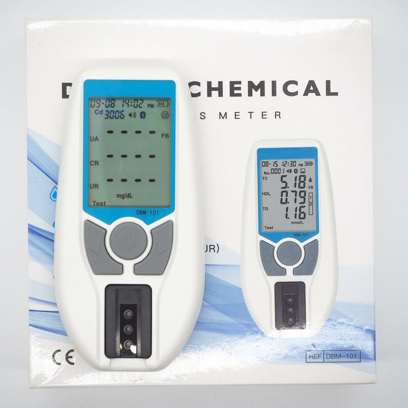 Medical Health Care Handheld 7 in 1 Total Cholesterol Hdl Triglycerides Creatinine Dry Biochemical Analysis Meter Blood Lipid Renal Function