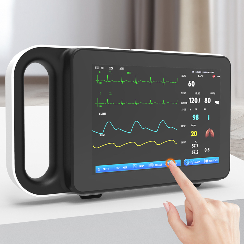 Multi-parameter Patient Monitor Multi Parameter Portable Patient Monitor Machine for Animal and Human