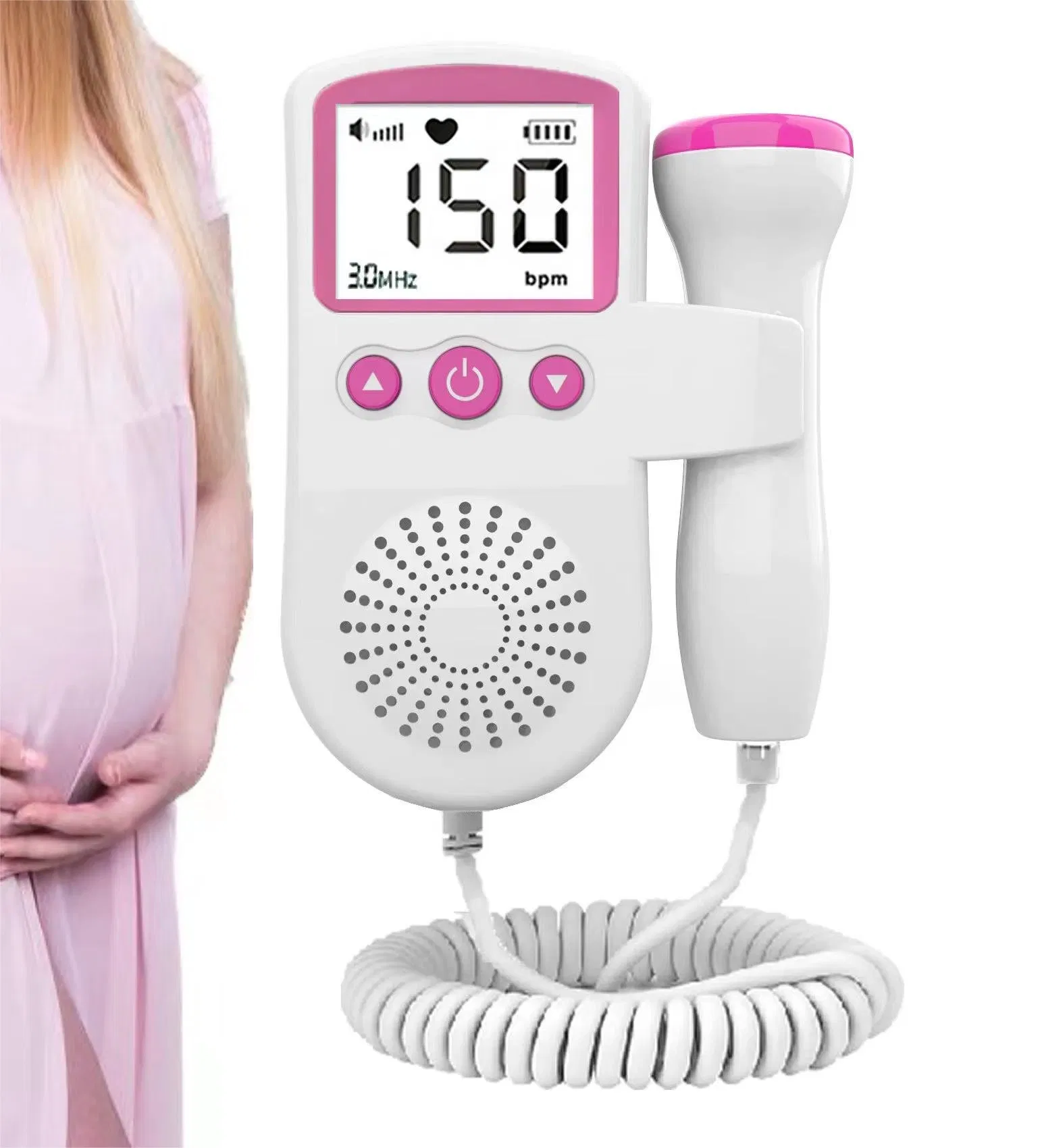 Home Care Fetal Heart Rate Monitor Baby Heart Rate Doppler