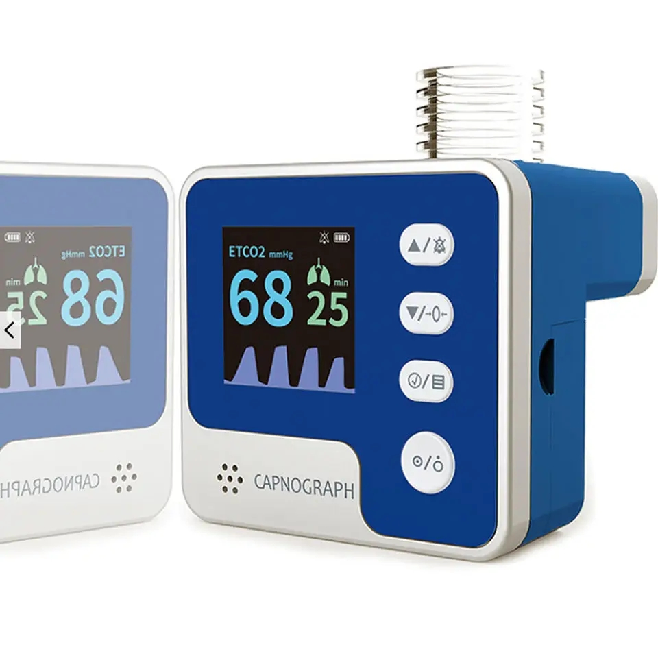 Portable Capnograph Etco2 Monitor Carbon Dioxide Sensor Hospital Ambulance Available
