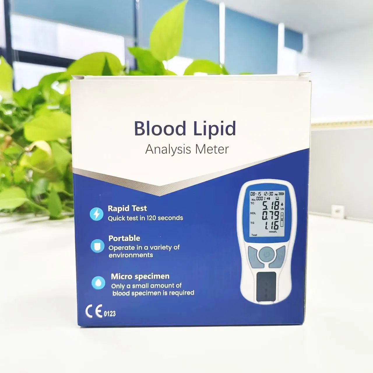 Soymed 5 in 1 Blood Lipid Cholesterol Meter Test Kit Lipid Profile Analyzer Machine