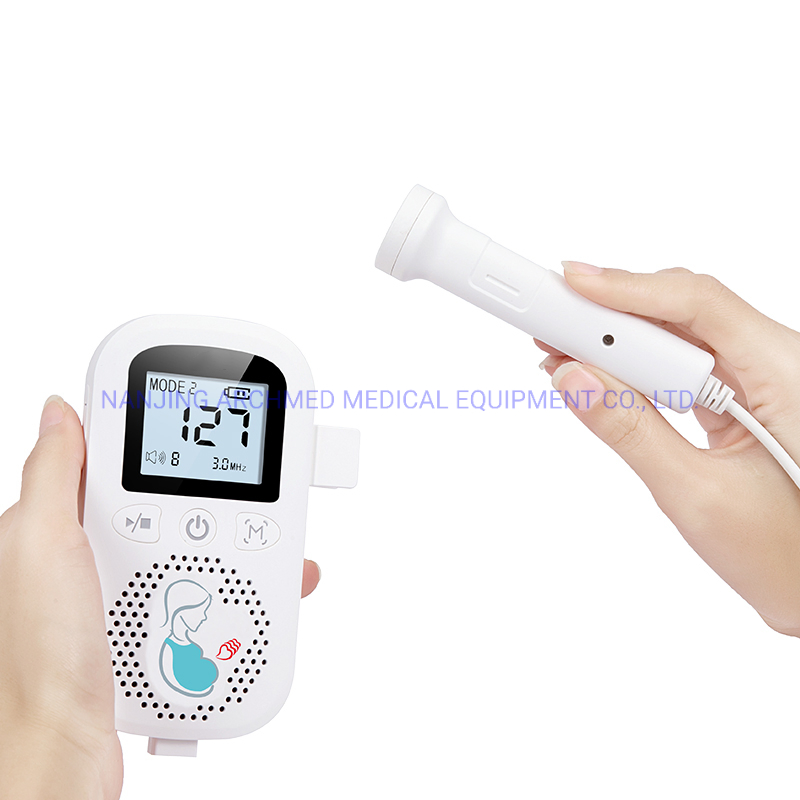 Medical Equipment Waterproof Portable Fetal Heart Doppler Infant Medical Instrument