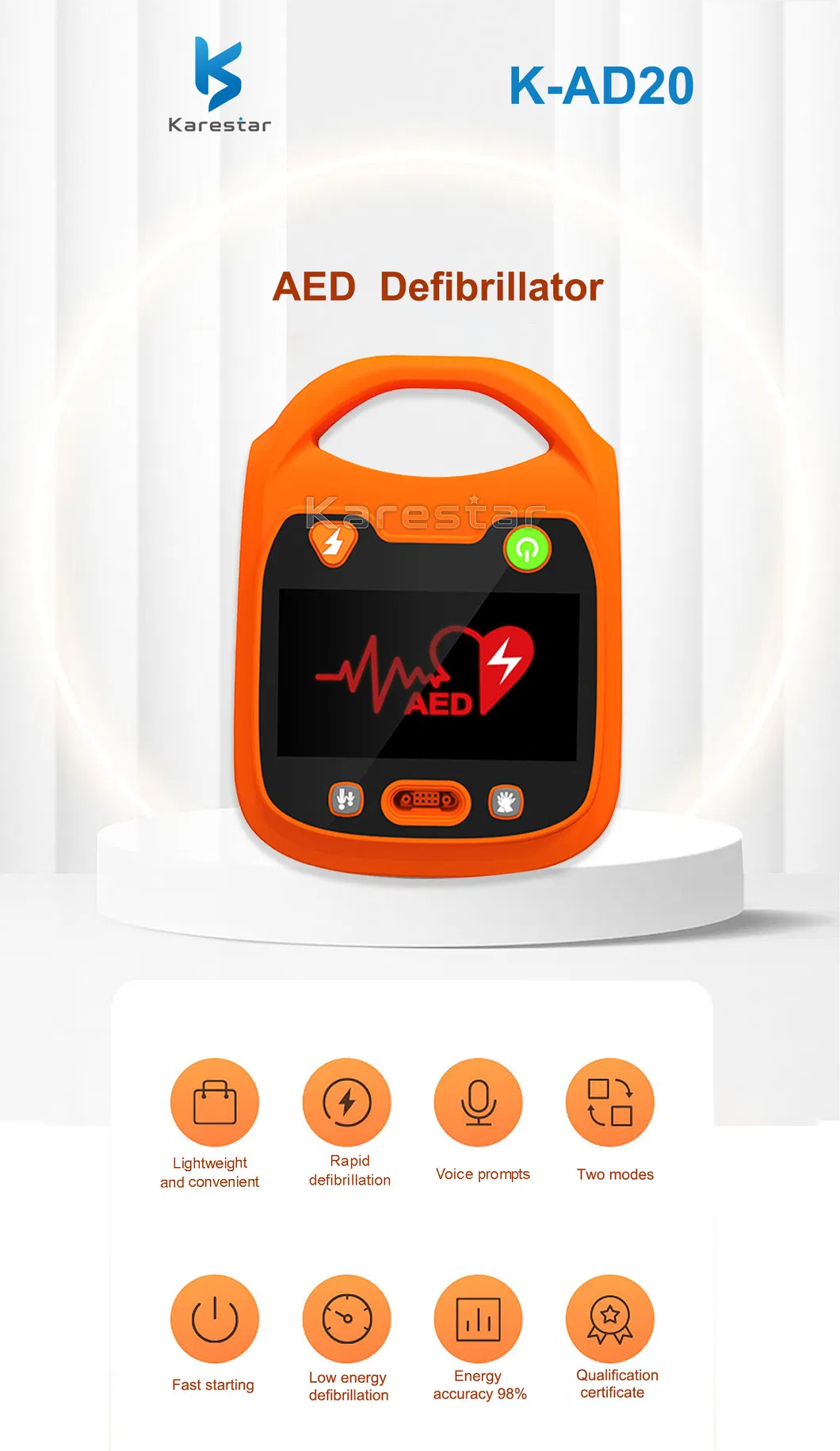 Medical Defibrillator Main View