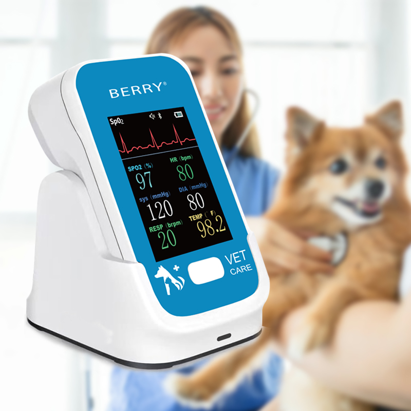 Berry Health Care Multi-Parameter, Can Monitoring Capnograph Multipara Veterinary Monitor