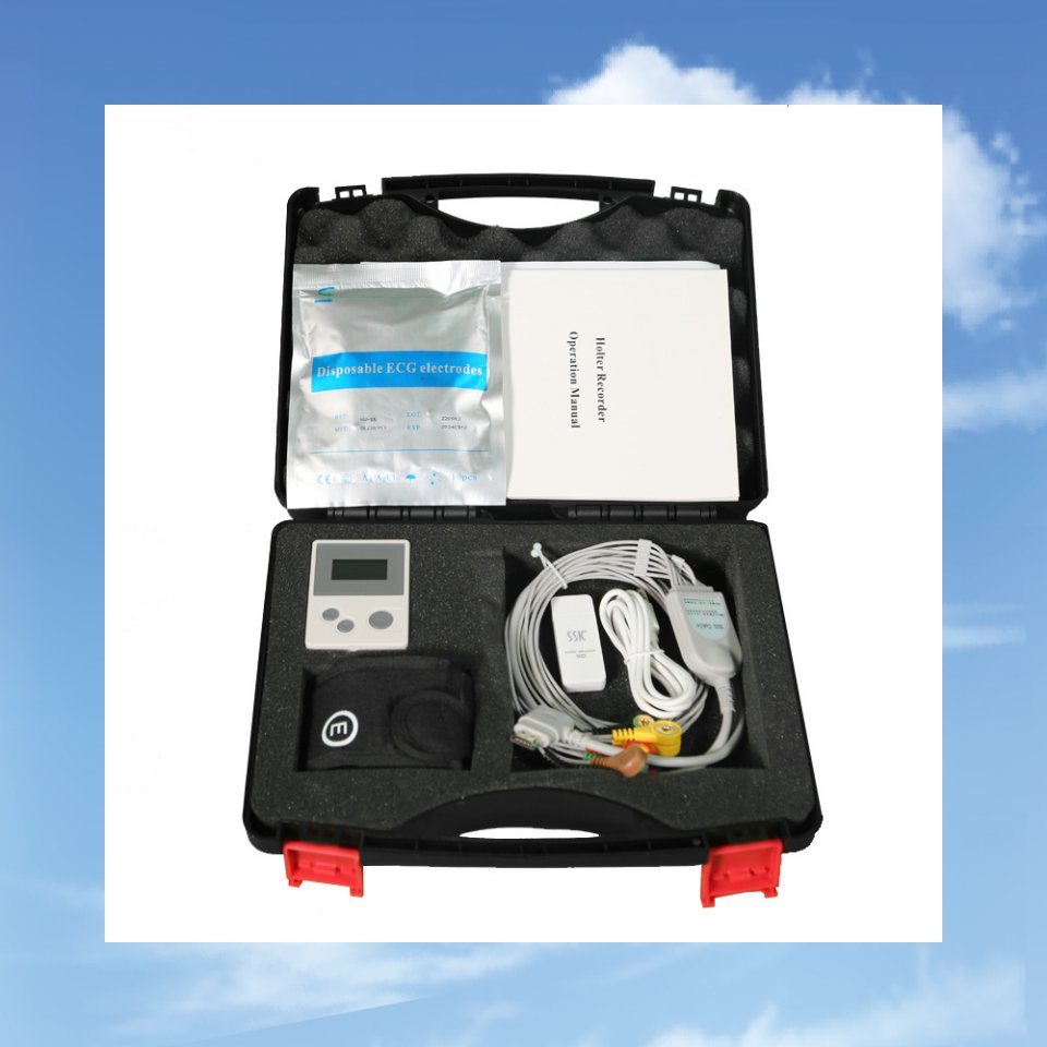 2024 New Arrival Handheld ECG 12 Leads Holter Monitor ECG 84 Hours Portable ECG Machine