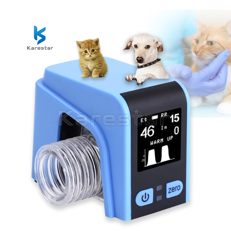 Handheld Etco2 Veterinary Clinic Instrument Mini Capnograph Monitor