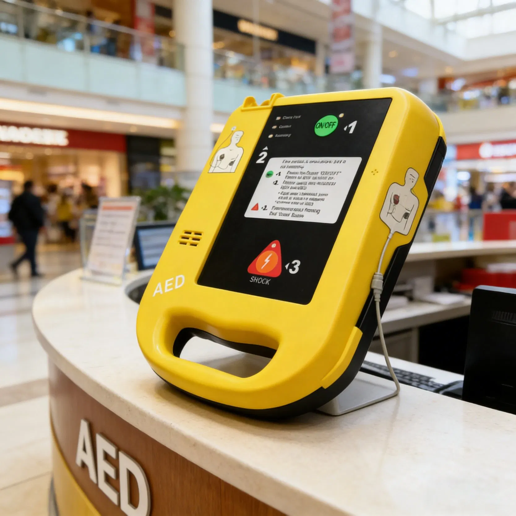 ISO Certified Aed Qualified Aed Defibrillator &amp; Trusted Aed Automated External Defibrillator with CPR Feedback