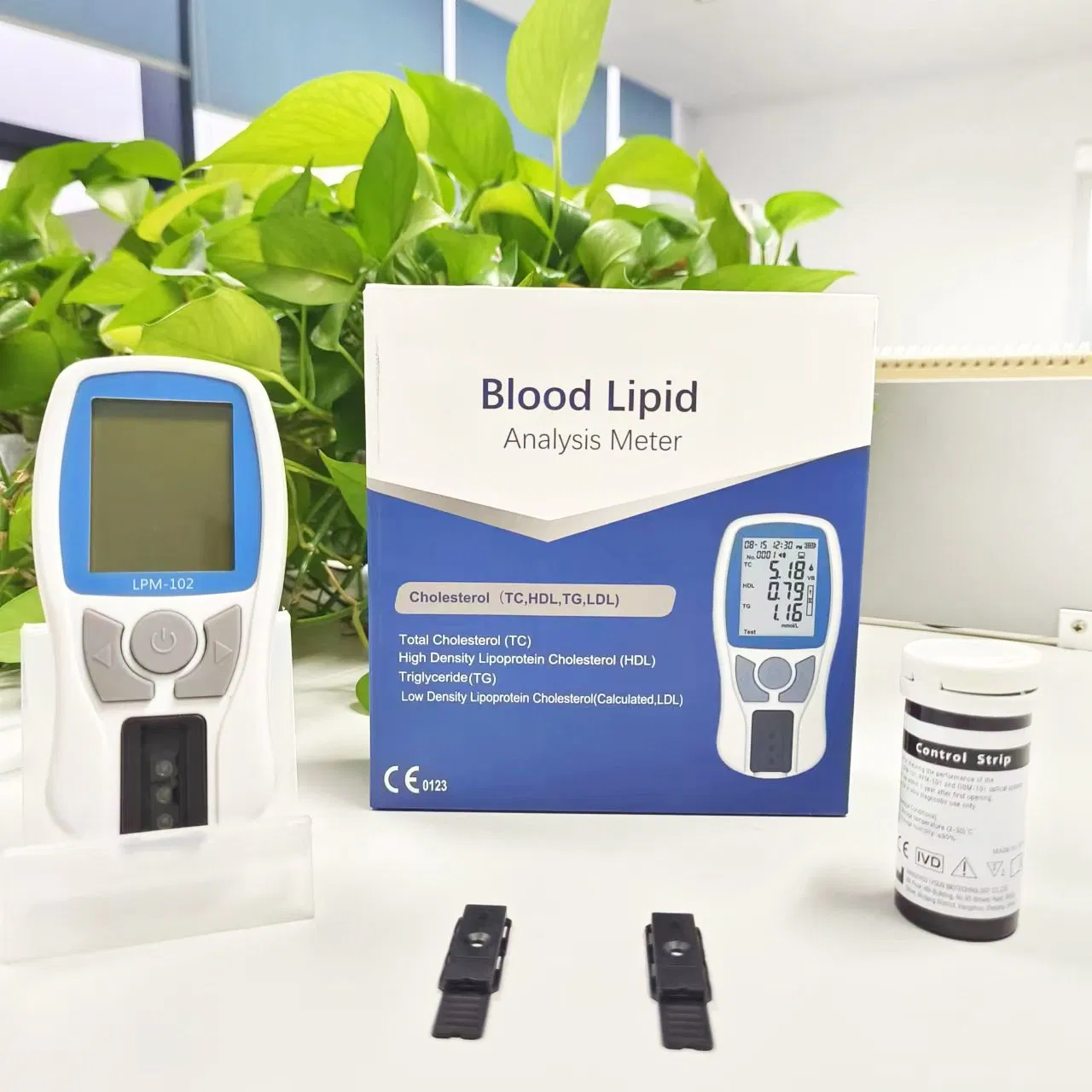 Soymed 5 in 1 Blood Lipid Cholesterol Meter Test Kit Lipid Profile Analyzer Machine