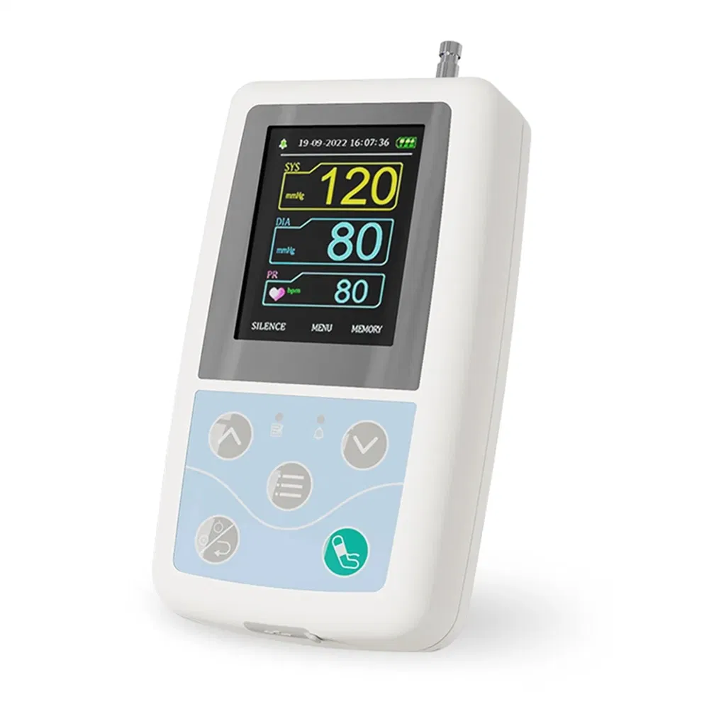Contec Abpm50 24 Hours Color Big LCD Ambulatory Blood Pressure Monitor Abpm with Free Cuff