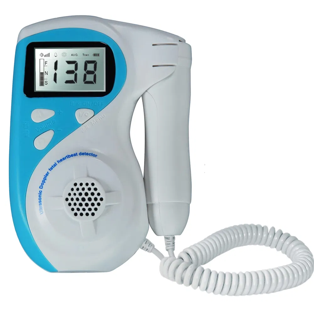 Ultrasound Fetal Doppler with Waterproof Probe for Clinical and Home Use Fetal Heart Monitoring