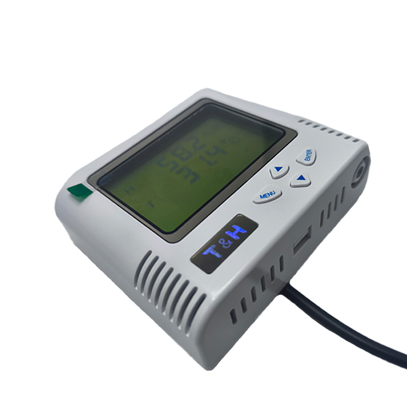 Accurate Temperature and Humidity Sensor Rs485 With Dew Point Industrial Temperature Instruments Wall Mount Lcd Display