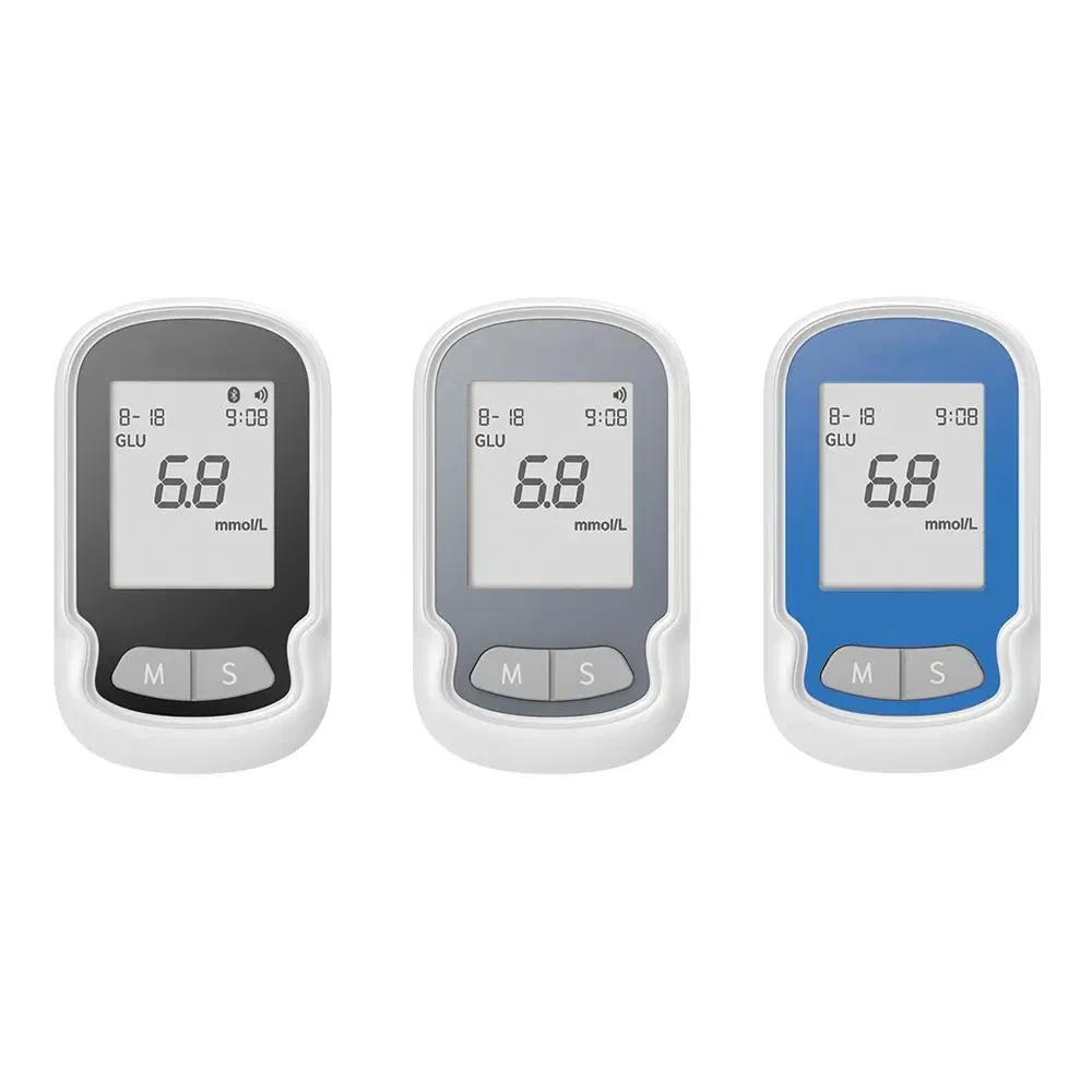Multifunction Monitoring Meter 3 in 1 Glucose Uric Acid Cholesterol Checker with Blood Test Strips and Lancing Device for Home Health Management