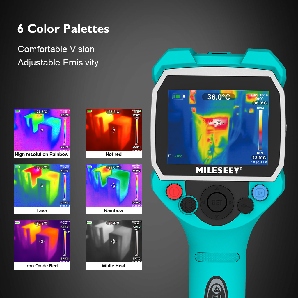 TR10 Handheld Thermal Imager Infrared Thermal Imaging Thermometer for Floor Heating Circuit Board Temperature OEM Plastic