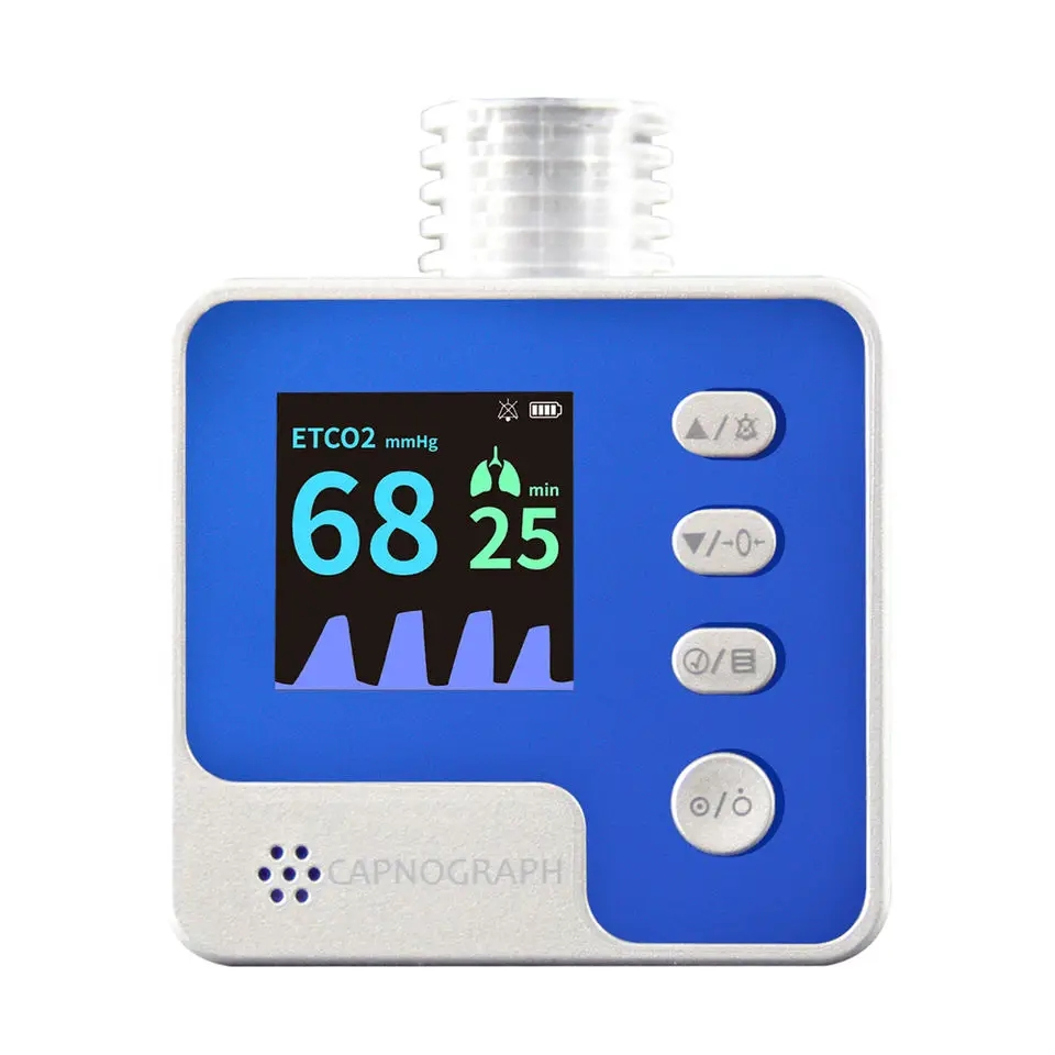 Portable Capnograph Etco2 Monitor Carbon Dioxide Sensor Hospital Ambulance Available