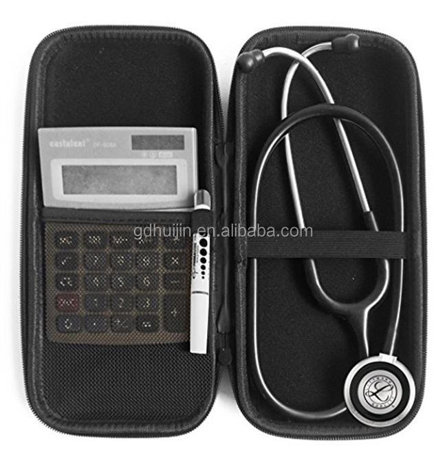 Hard EVA Waterproof Shockproof Dustproof Case with Velvet Lining and Custom Size for Stethoscope