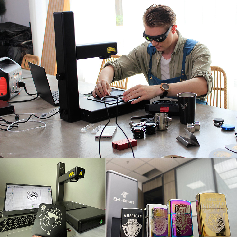 Portable Littmann Stethoscope Engraving Machine Laser Marking for DXF PLT BMP AI Graphic Formats