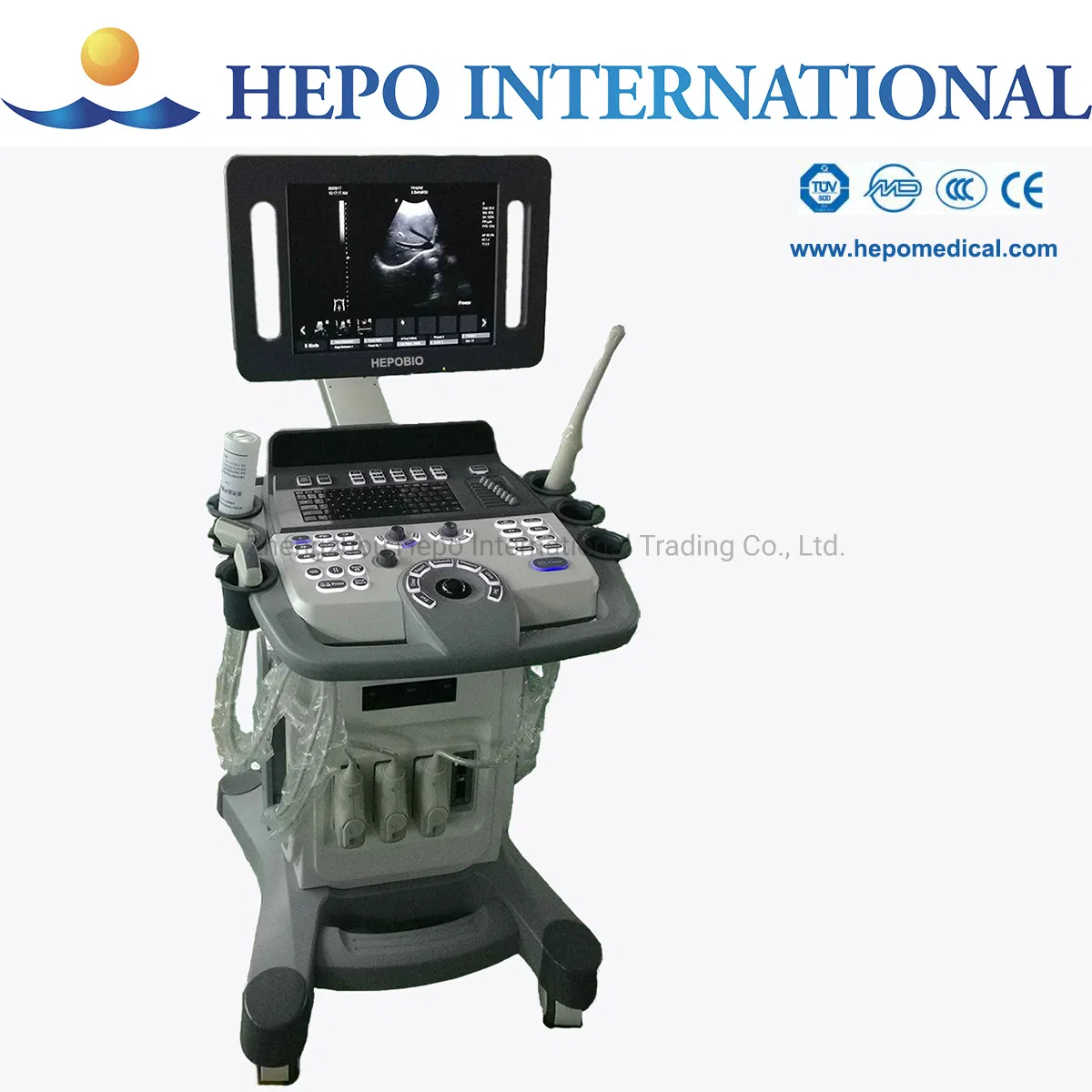 China Portable Win8 System Laptop 4D/5D Fetal Color Doppler with CE