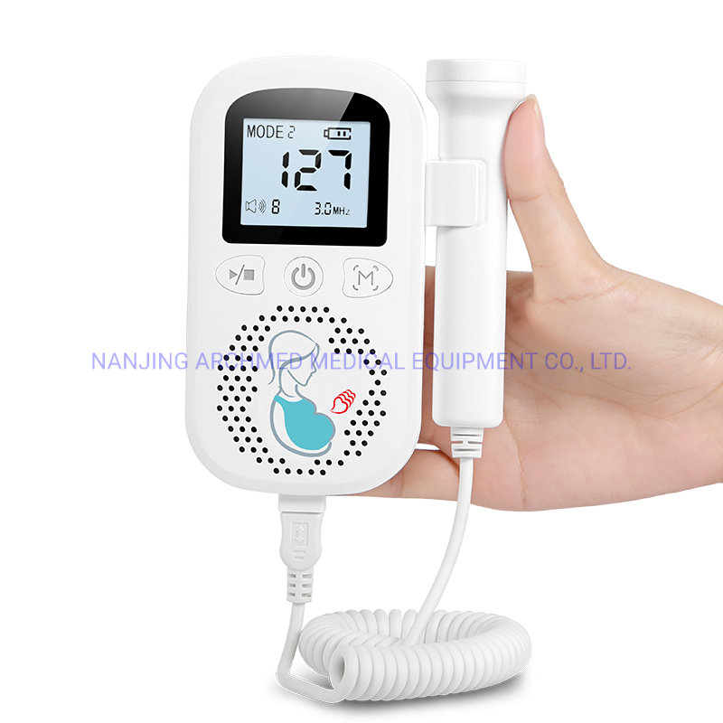 Medical Equipment Waterproof Portable Fetal Heart Doppler Infant Medical Instrument