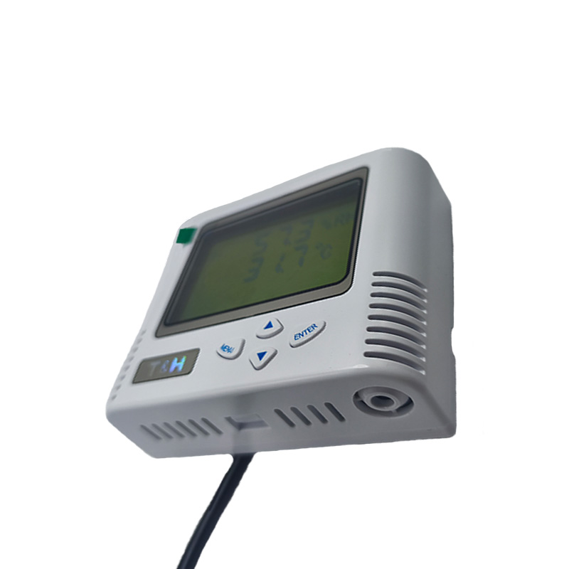 Accurate Temperature and Humidity Sensor Rs485 With Dew Point Industrial Temperature Instruments Wall Mount Lcd Display