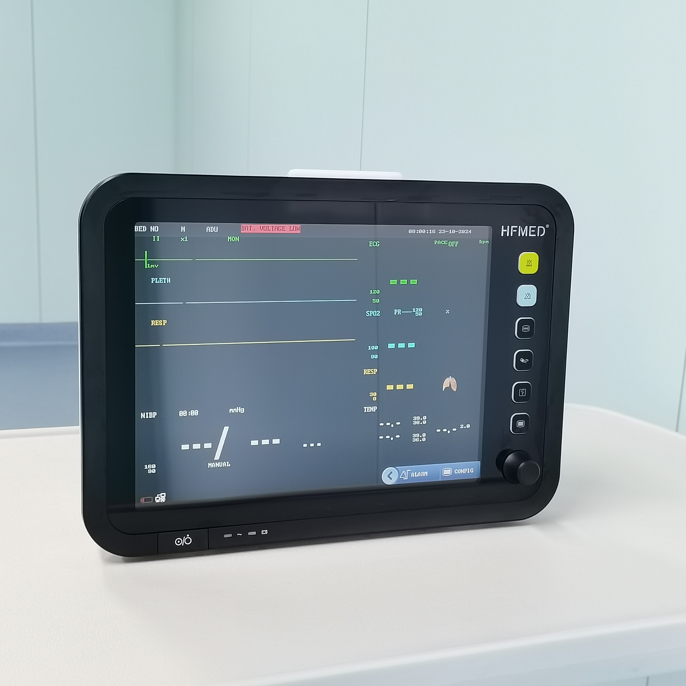 12 Inch Veterinary Monitor ICU CCU Ambulance Multi-parameter Vital Signs Monitor Price